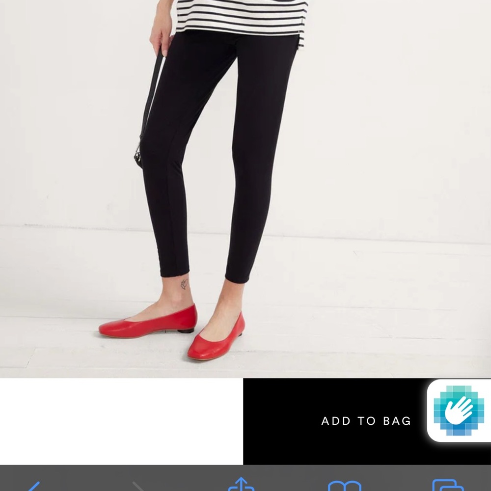 Hatch Maternity Black Leggings